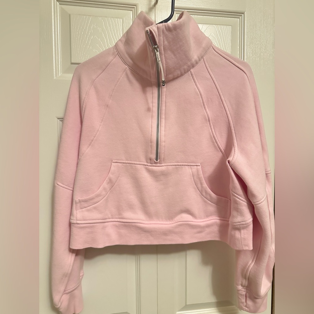 Lululemon Athletica Pink Half-Zip Sweatshirt